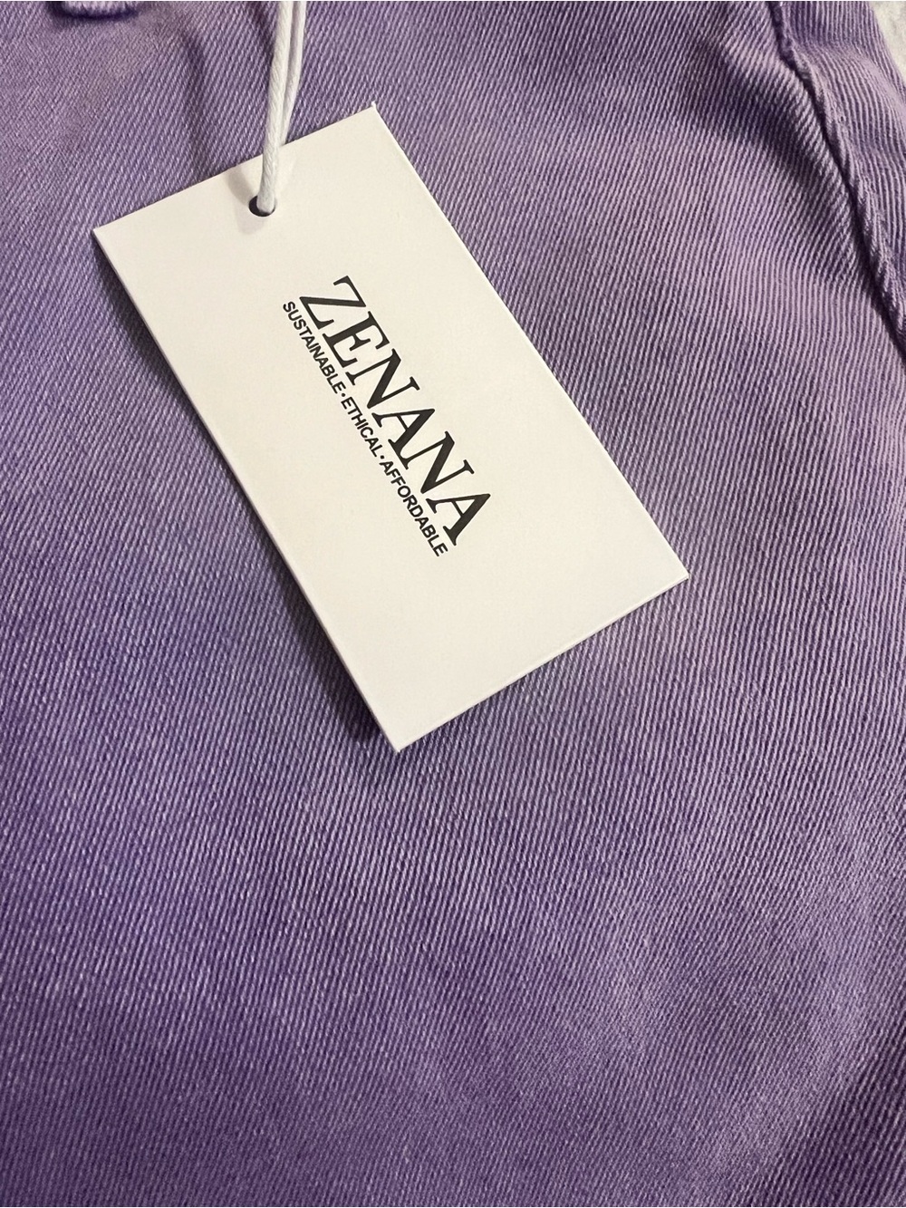 Zenana Lavender Wide-Leg Women’s Jeans - Picture 3 of 4